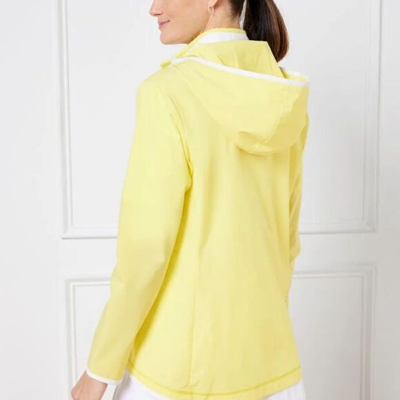 Talbot's T by Talbot's Lightweight Yellow Chiffon Water Resistant Jacket NWT - Picture 13 of 13